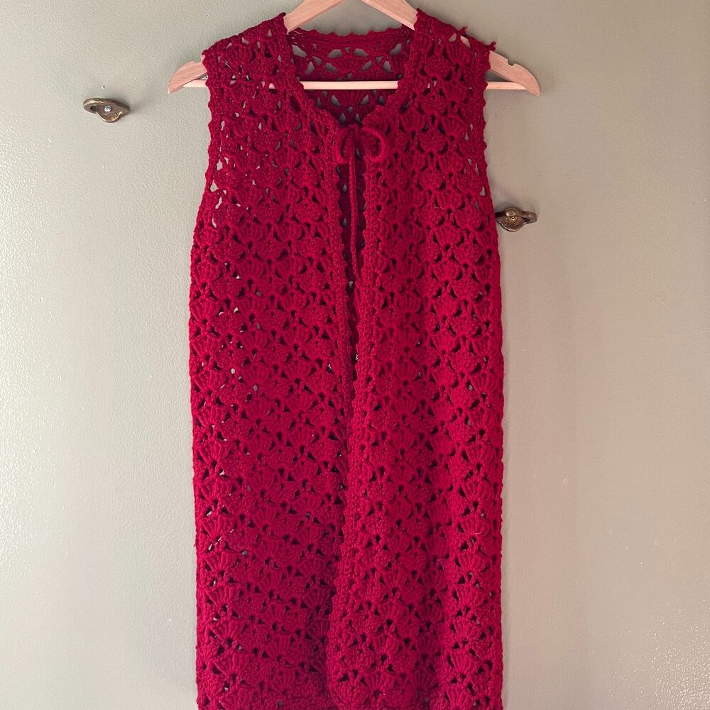 Vintage Crochet Vest